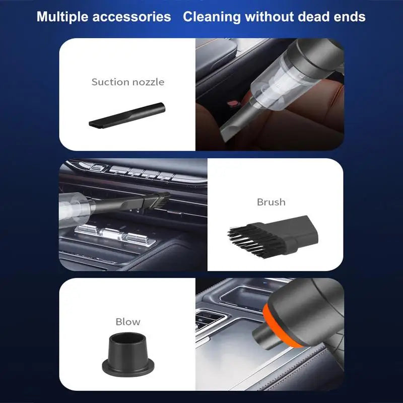 Car Vacuum Cleaner Wireless Handheld Mini Vaccum Cleaner For Car Home Desktop Keyboard Cleaning Portable Vacuum Cleaner 6000pa
